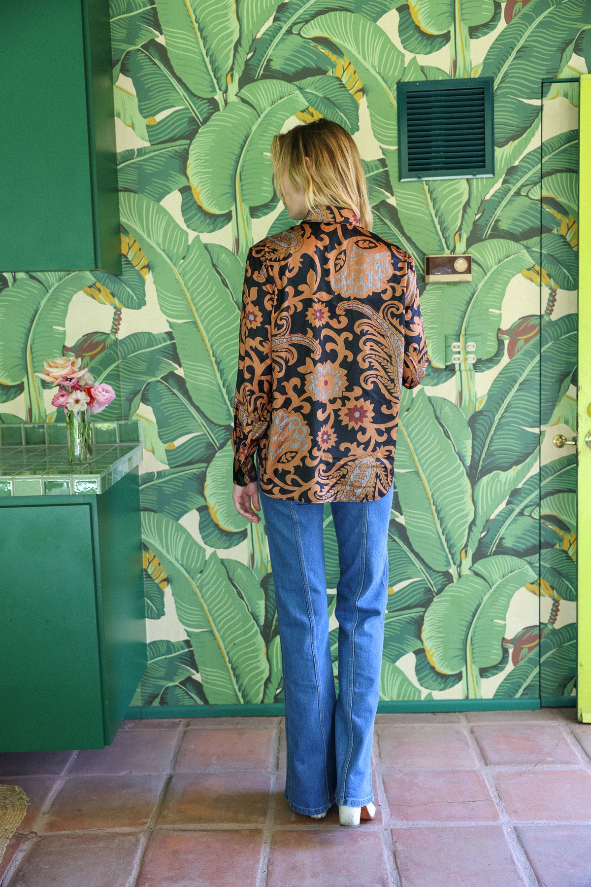 Bowie top in hendrix FINAL SALE