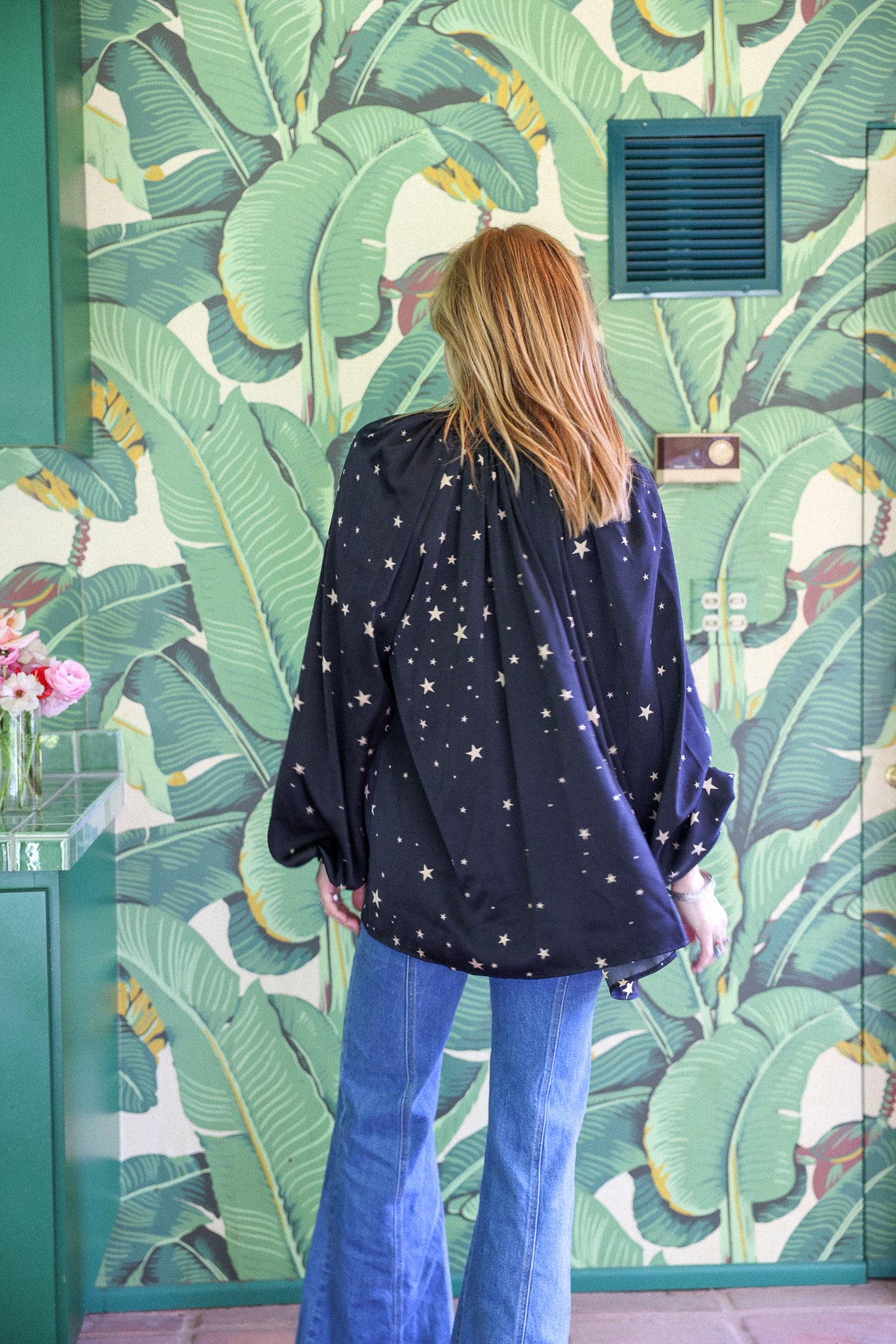 Morrison top in satin stardust