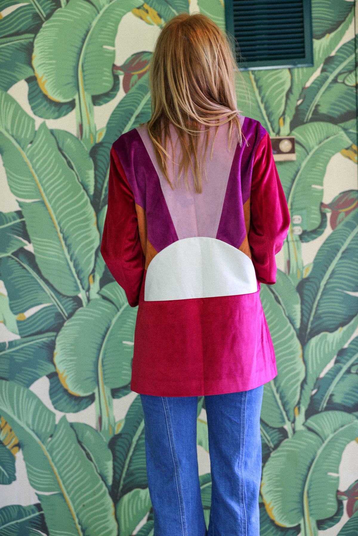 sunset velvet jacket