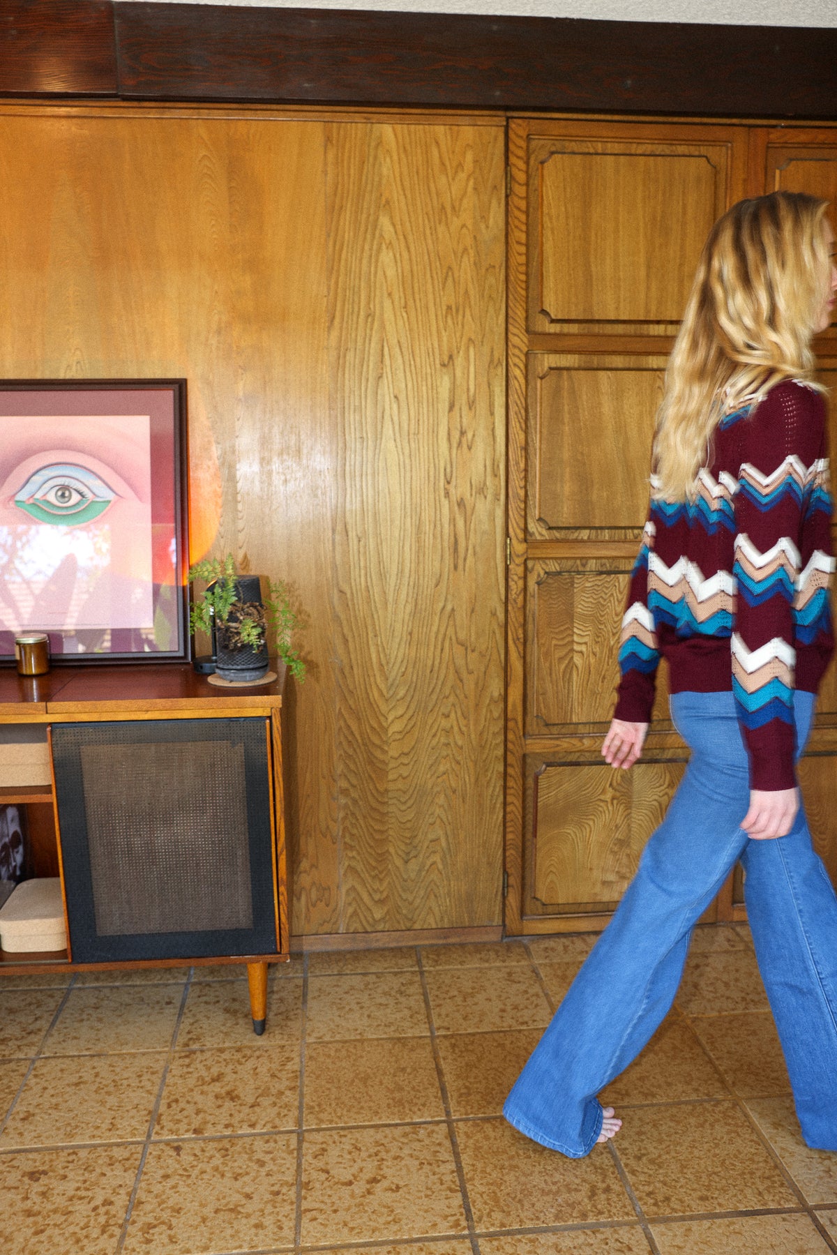 ziggy cardigan in plum