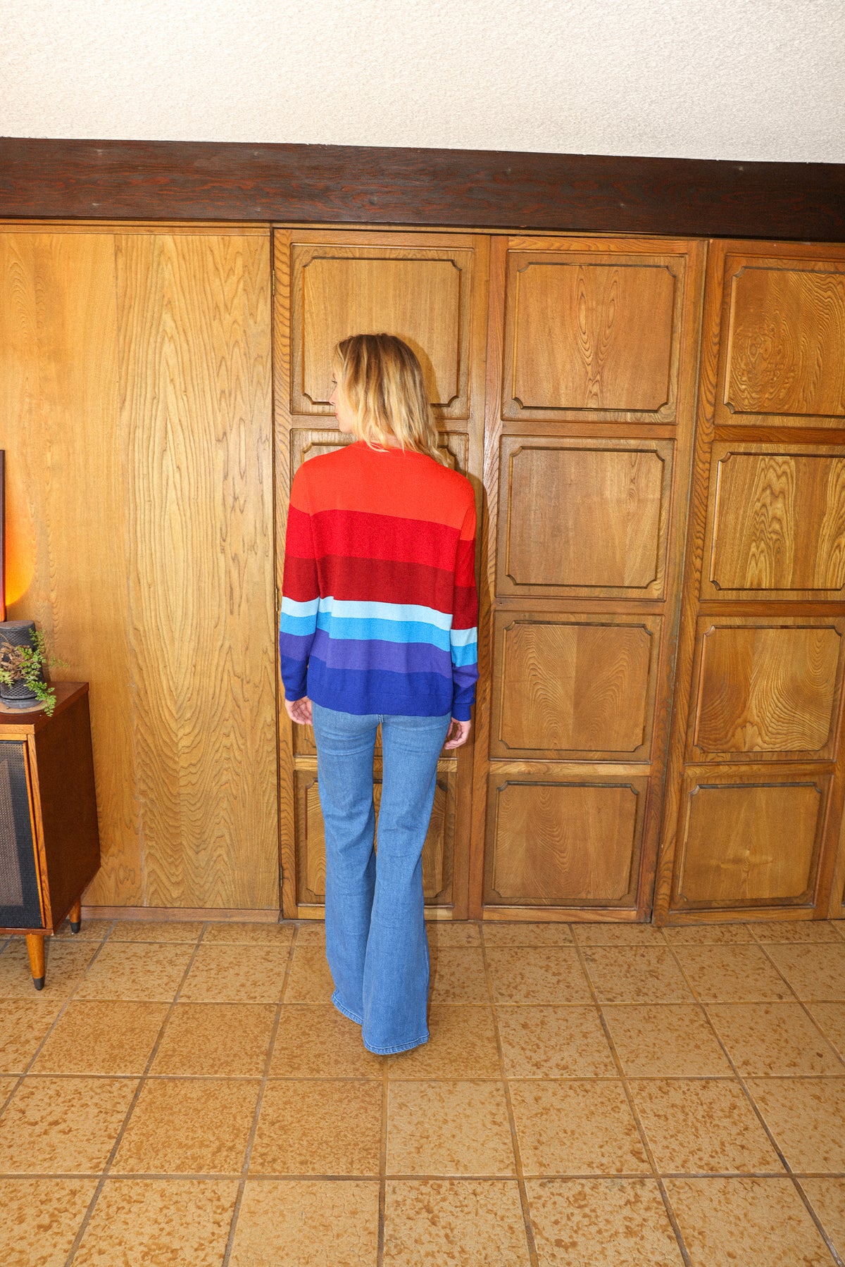 california dreamin boyfriend sweater in sunrise