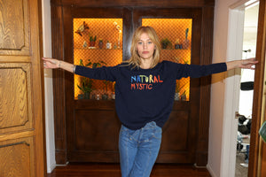 
                  
                    natural mystic sweater in navy
                  
                