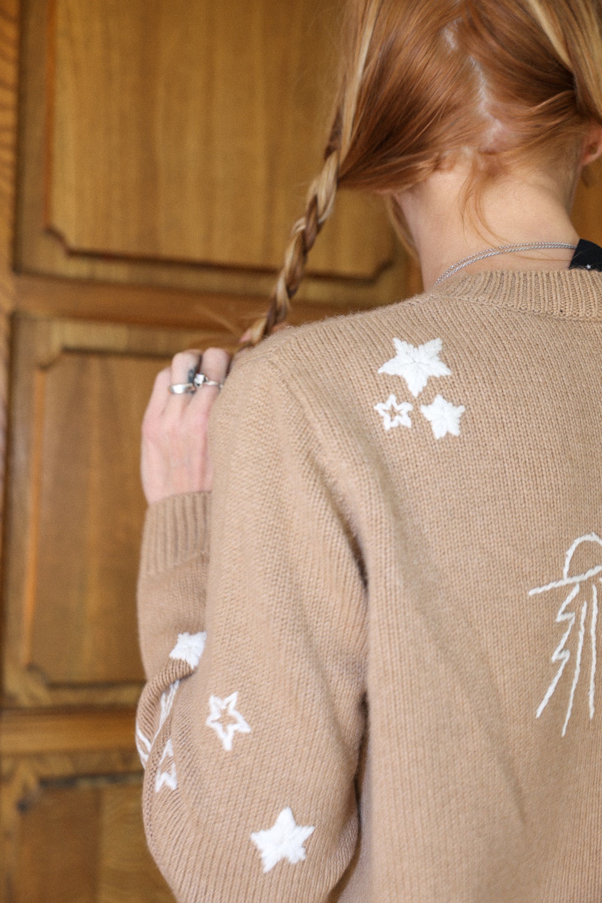 Cosmic Cashmere sweater in camel No2