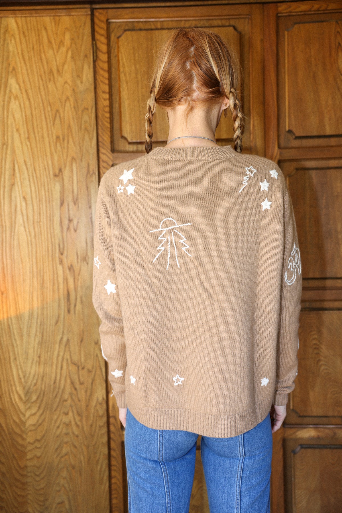Cosmic Cashmere sweater in camel No2