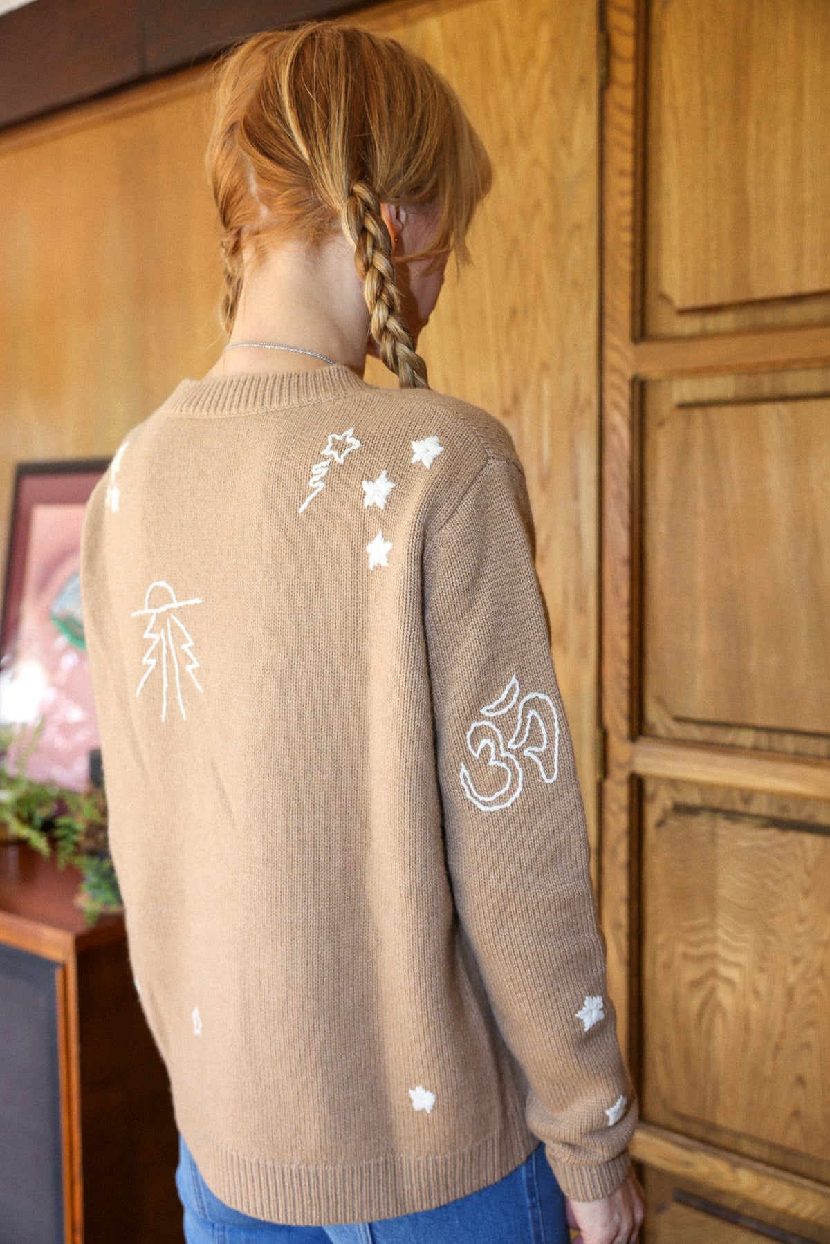 Cosmic Cashmere sweater in camel No2