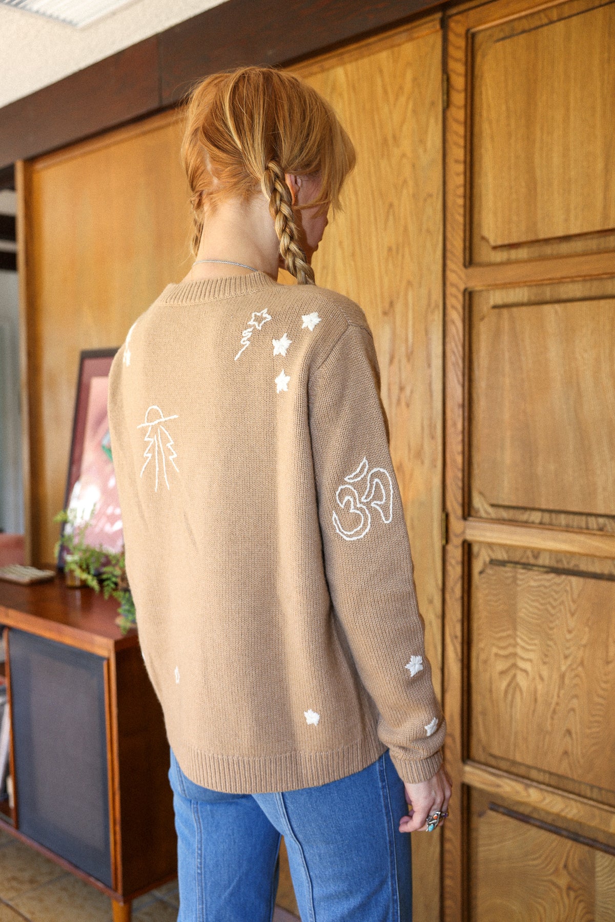 Cosmic Cashmere sweater in camel No2