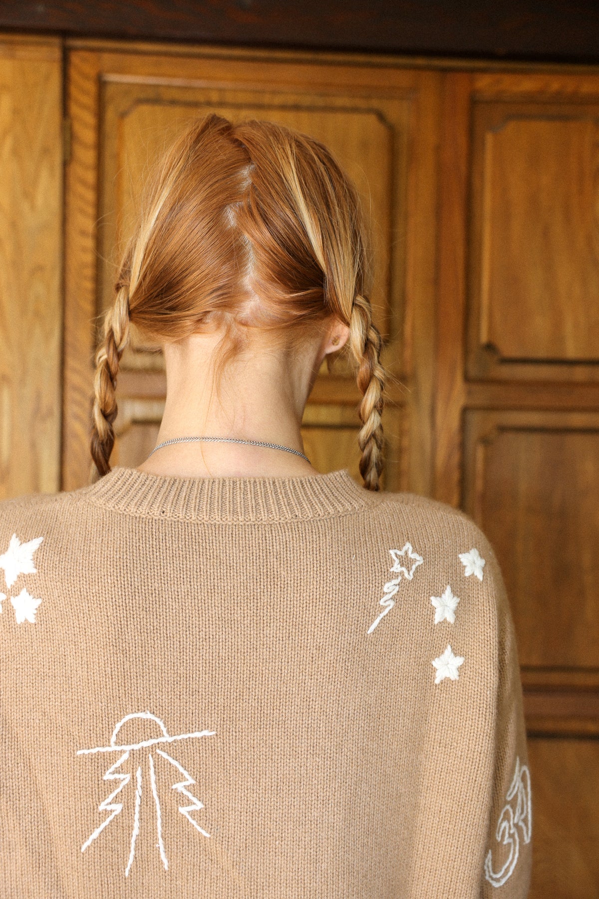 Cosmic Cashmere sweater in camel No2