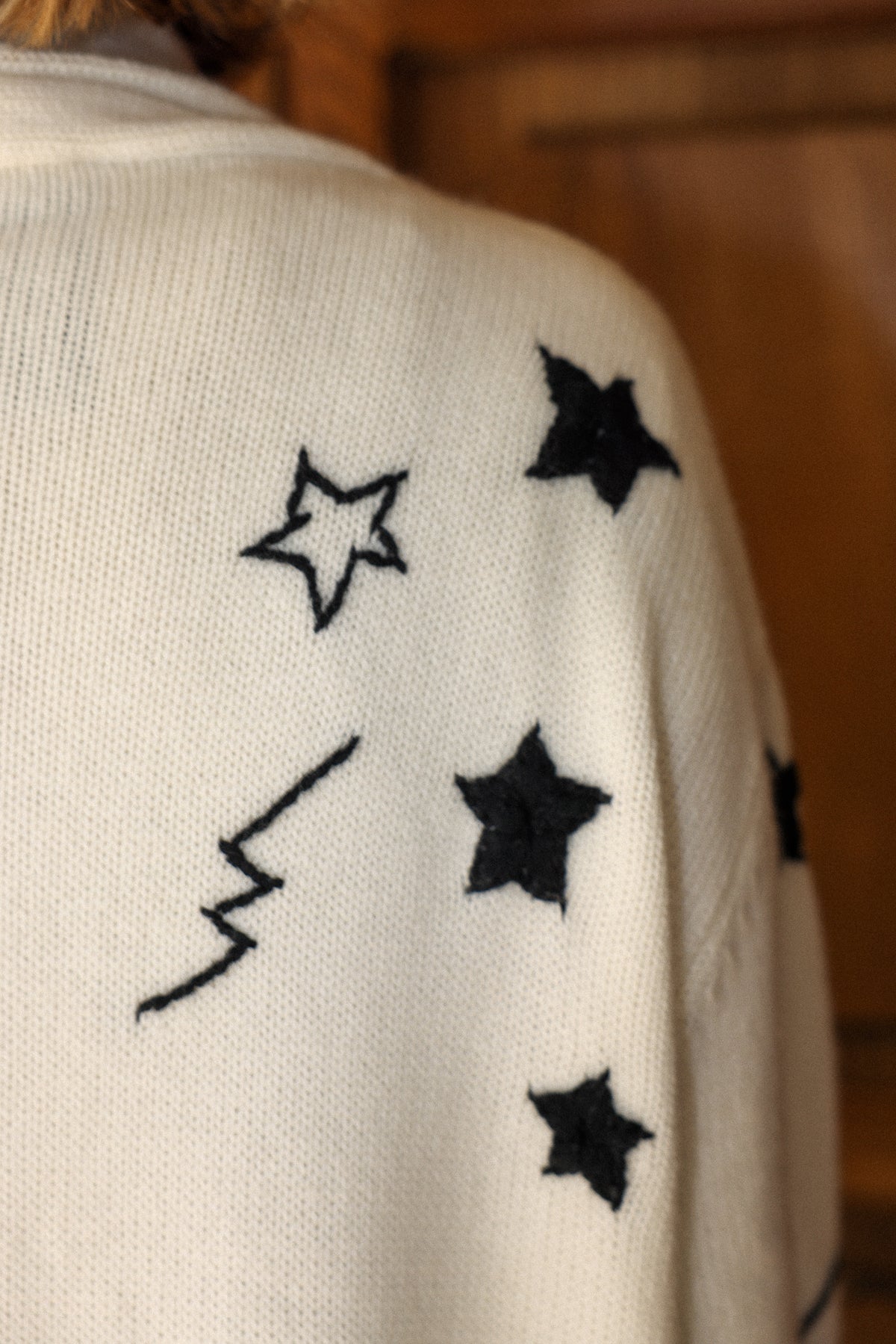 Cosmic Cashmere Trench in snow No1