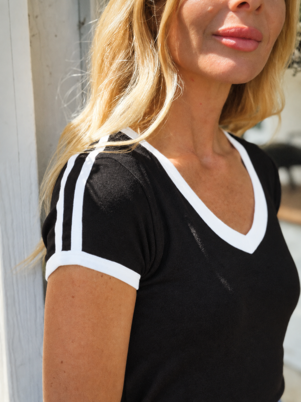 Malibu tee in Black