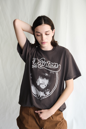 
                  
                    Waylon Jennings Portrait Tee
                  
                