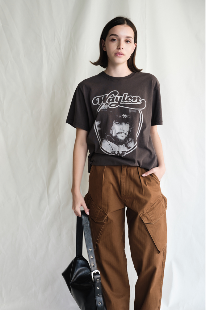 
                  
                    Waylon Jennings Portrait Tee
                  
                