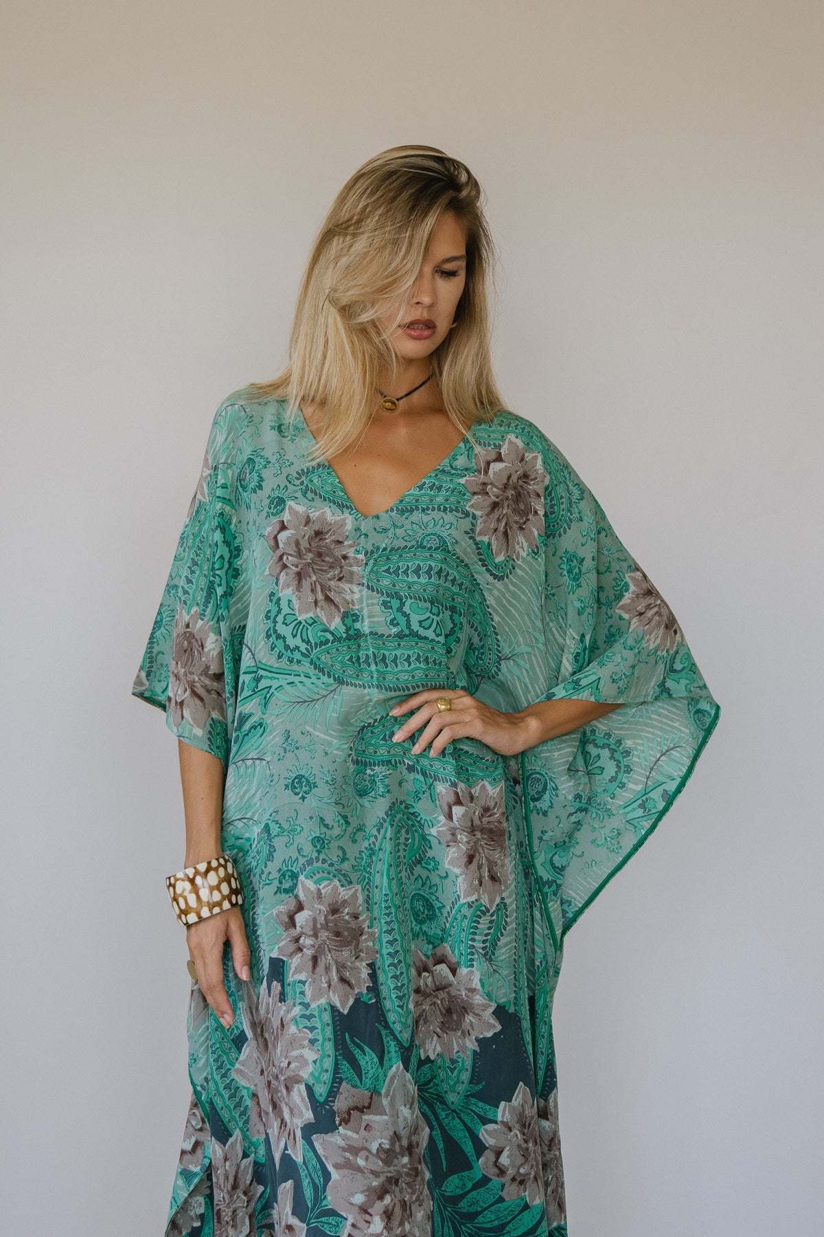 Long Caftan - Forest
