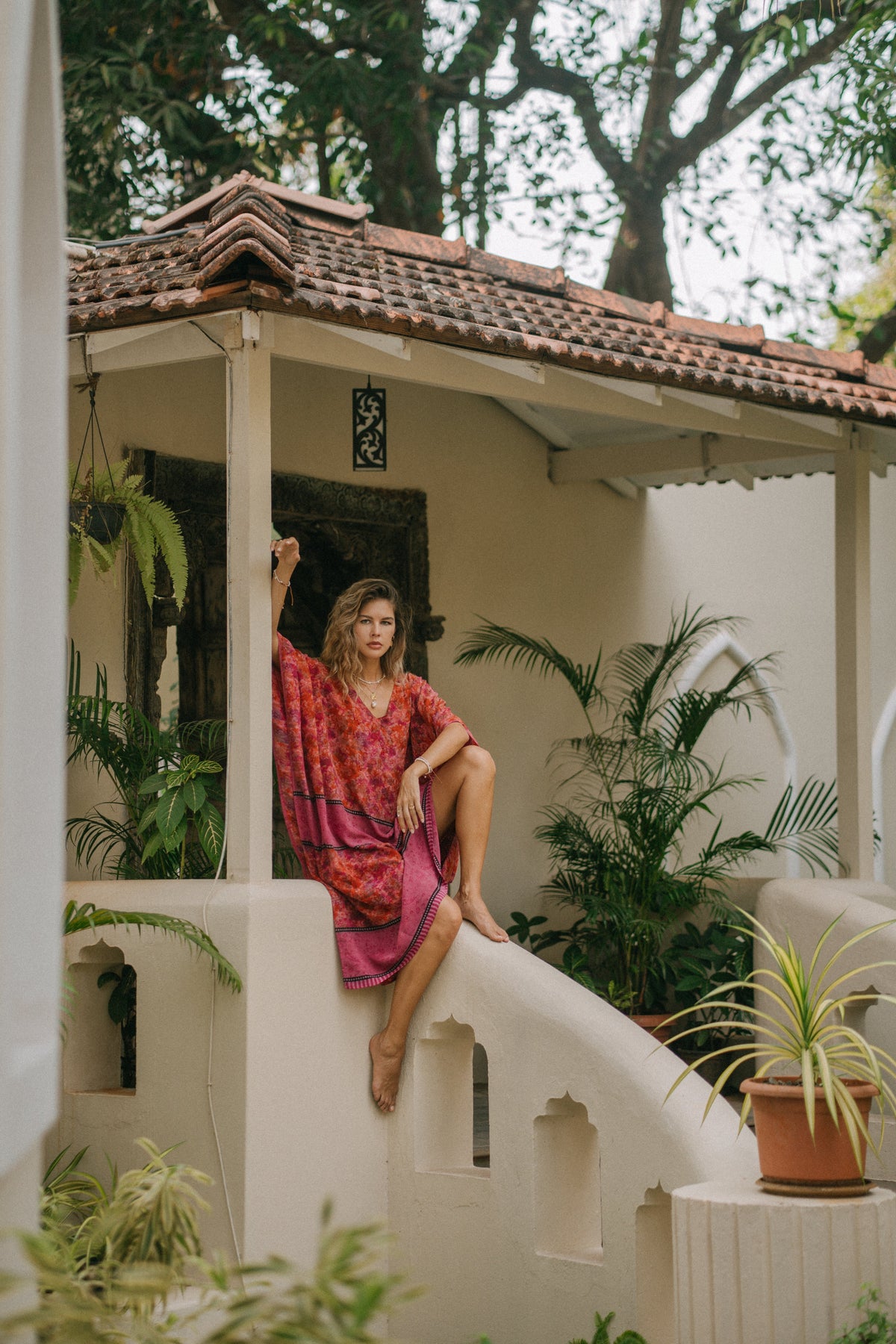Long Caftan - Lotus