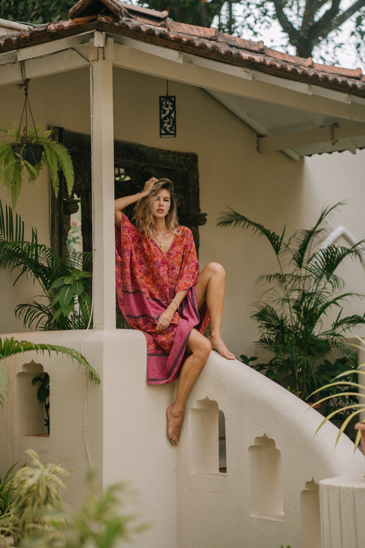 Long Caftan - Lotus