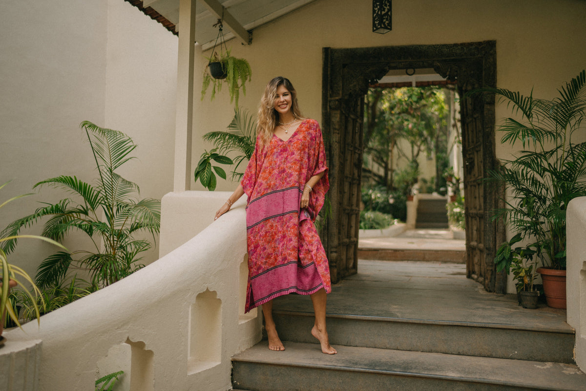 Long Caftan - Lotus