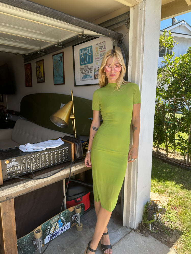 
                  
                    Stoned Fox Dress in lime
                  
                