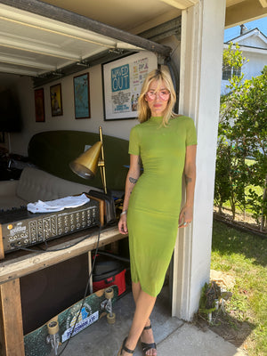 
                  
                    Stoned Fox Dress in lime
                  
                