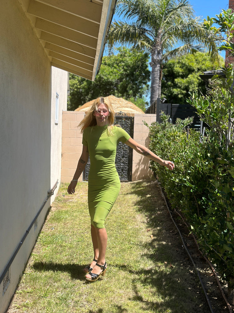 
                  
                    Stoned Fox Dress in lime
                  
                