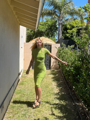 
                  
                    Stoned Fox Dress in lime
                  
                