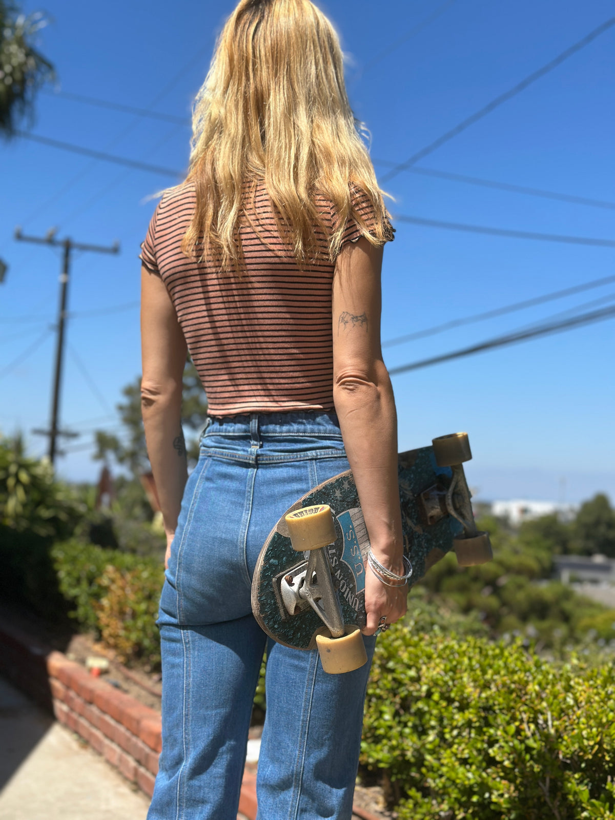 Bardot Tee in peach BACK IN STOCK