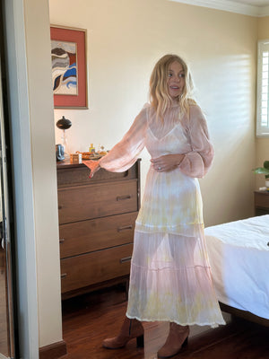 
                  
                    Sun Dream silk maxi dress
                  
                