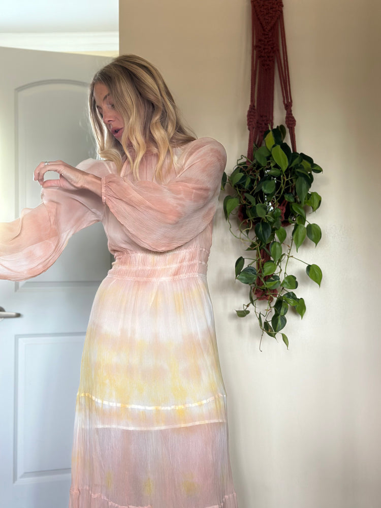 
                  
                    Sun Dream silk maxi dress
                  
                
