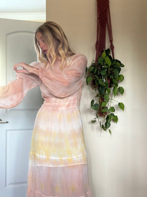 
                  
                    Sun Dream silk maxi dress
                  
                