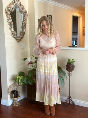 
                  
                    Sun Dream silk maxi dress
                  
                