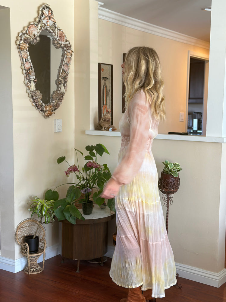 
                  
                    Sun Dream silk maxi dress
                  
                
