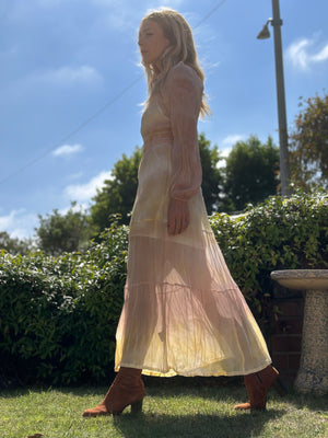 
                  
                    Sun Dream silk maxi dress
                  
                