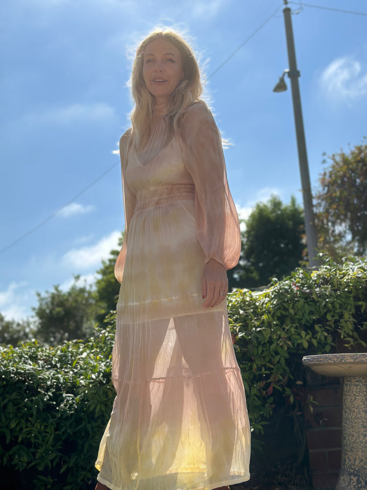 
                  
                    Sun Dream silk maxi dress
                  
                