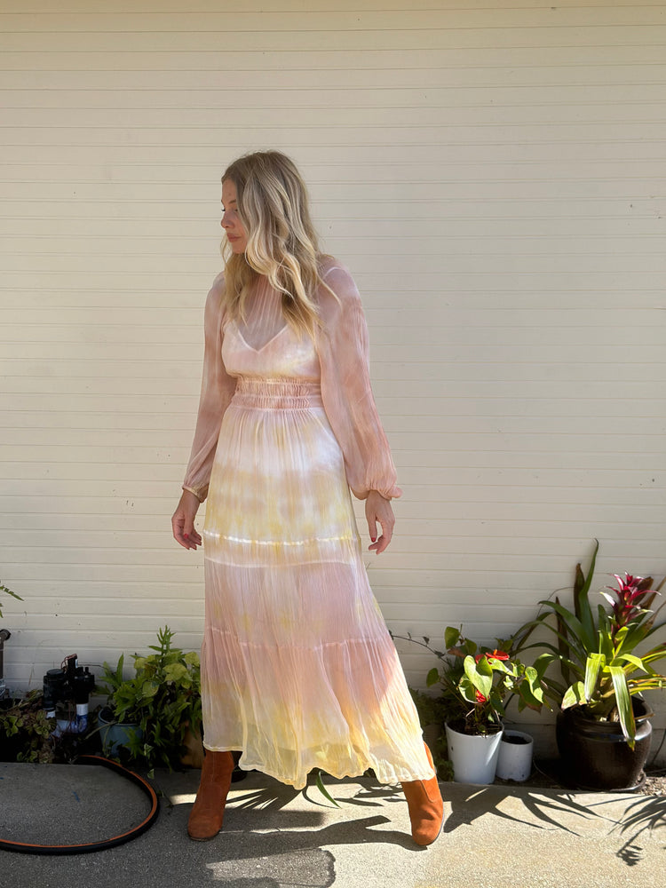 
                  
                    Sun Dream silk maxi dress
                  
                