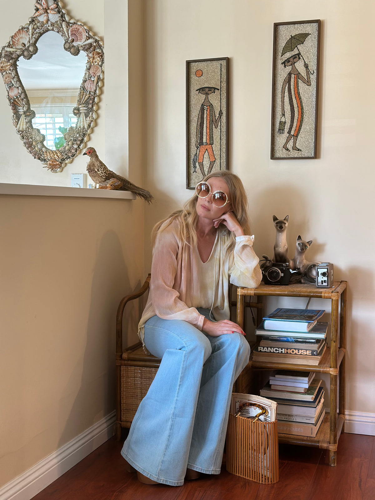 Sun Dream silk top