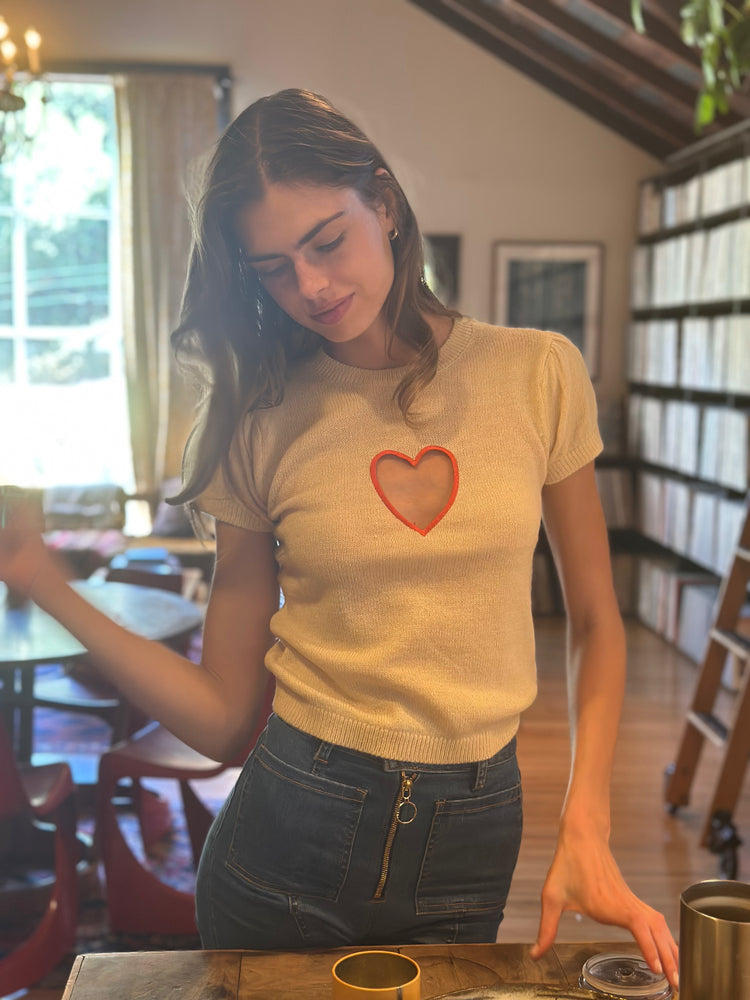 
                  
                    Heart of Gold Sweater
                  
                