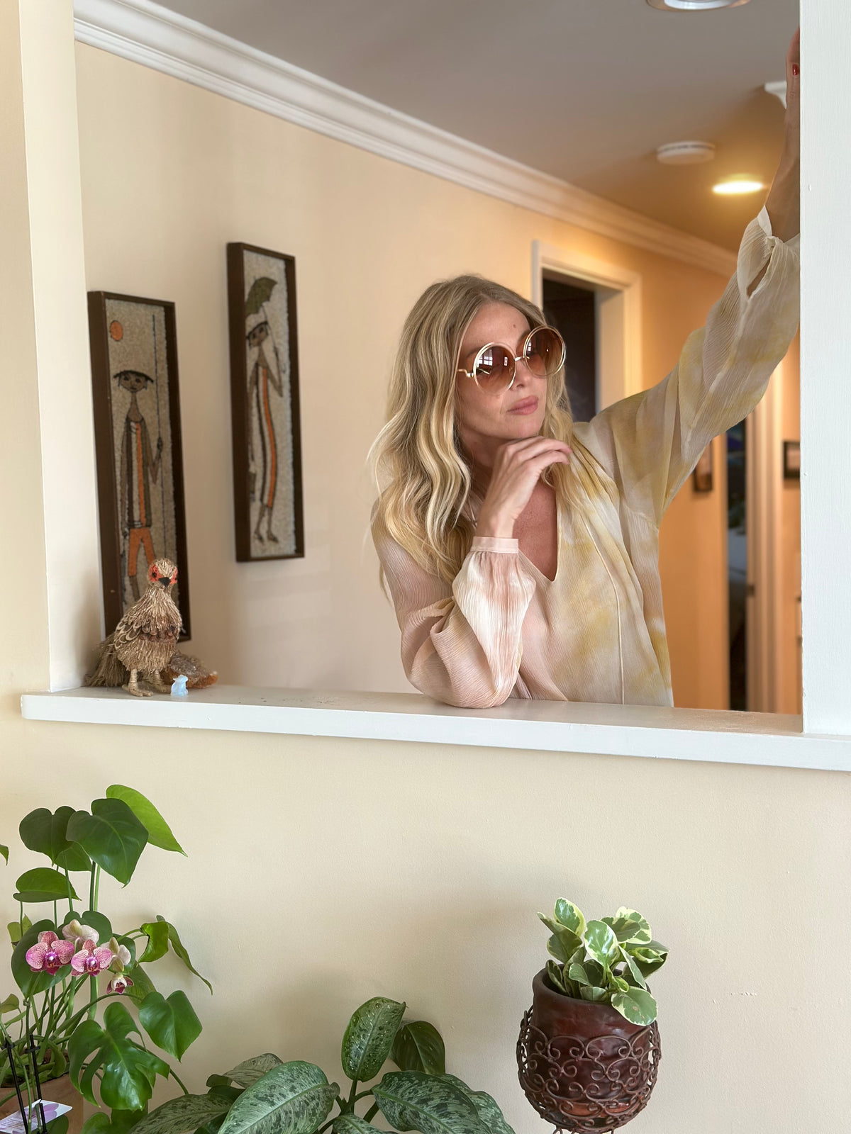 Sun Dream silk top