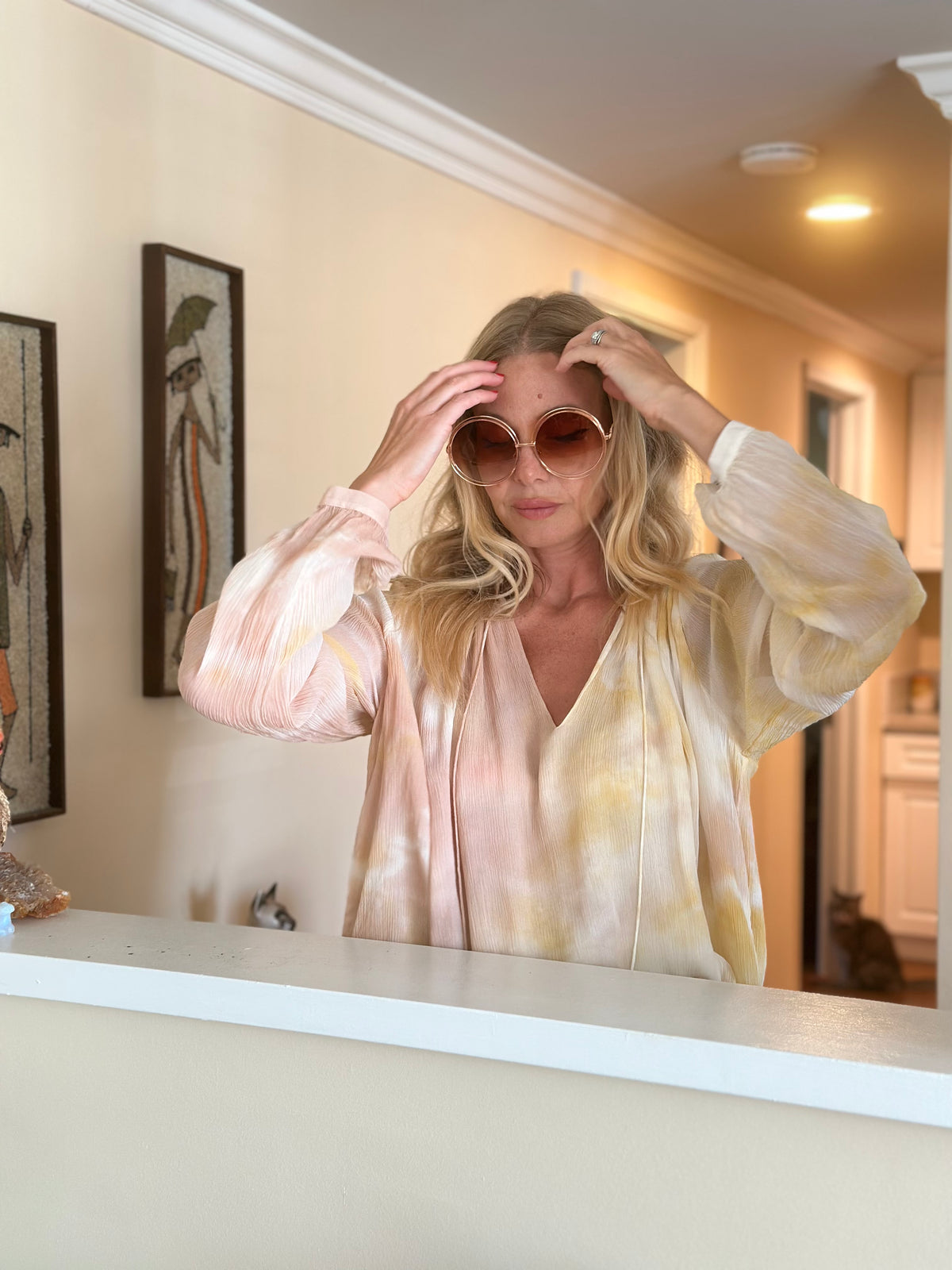 Sun Dream silk top