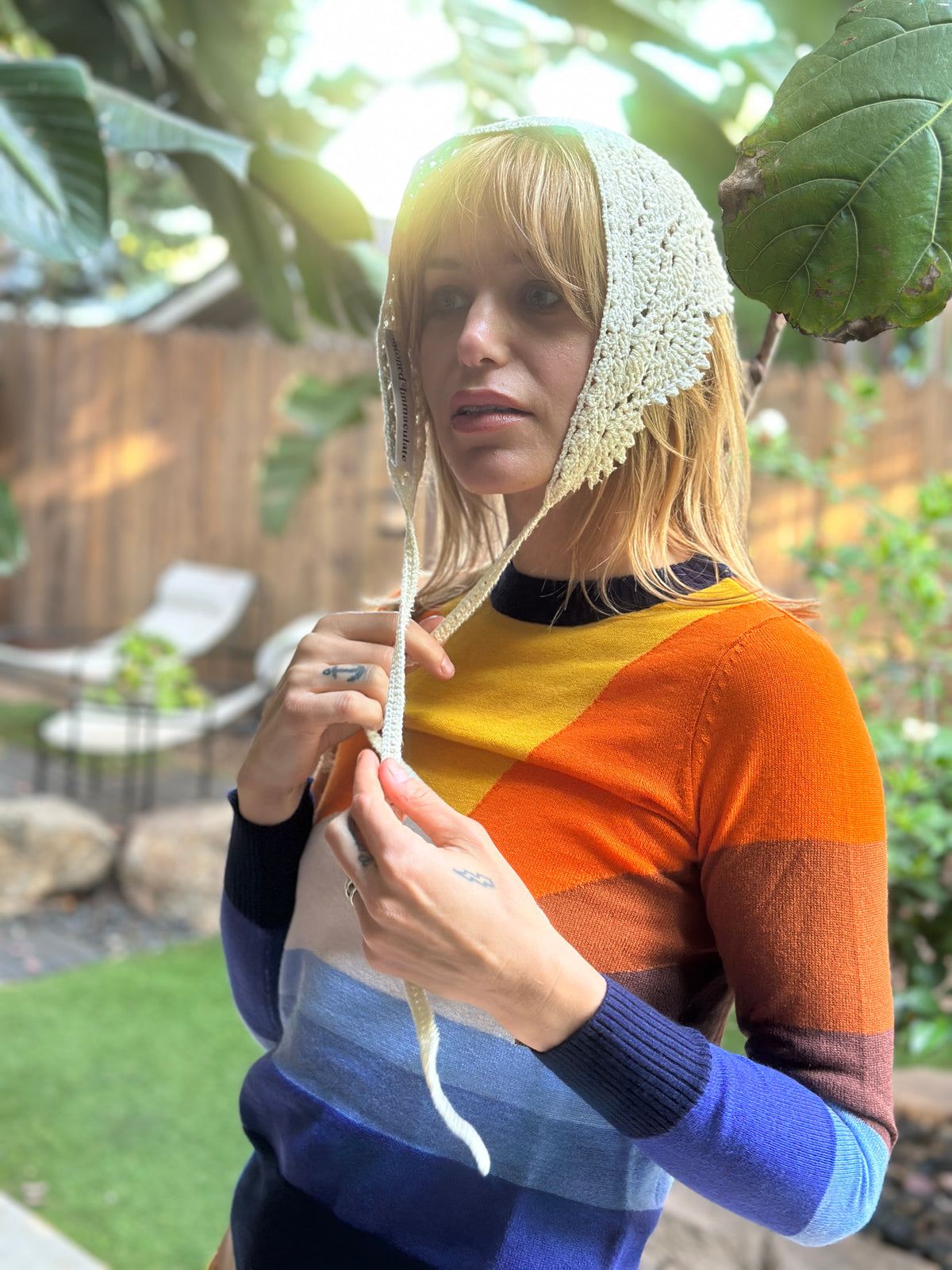 topanga canyon crochet headscarf