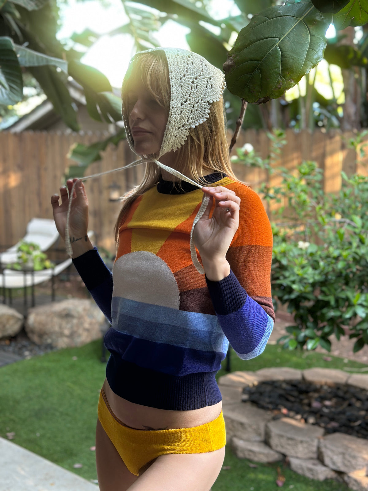 topanga canyon crochet headscarf
