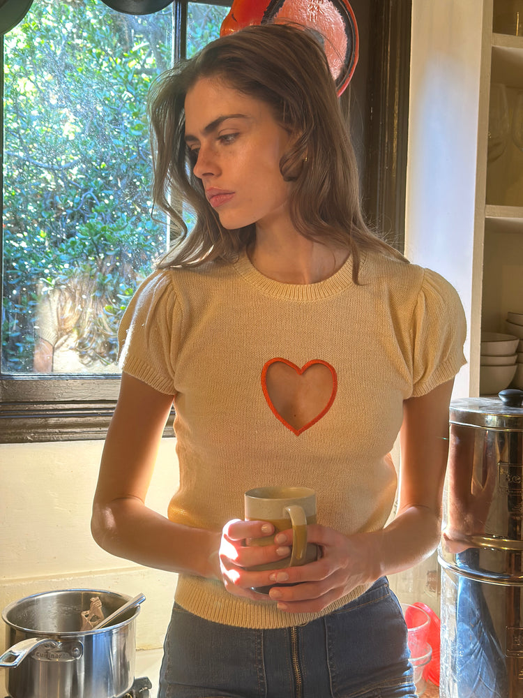 
                  
                    Heart of Gold Sweater
                  
                
