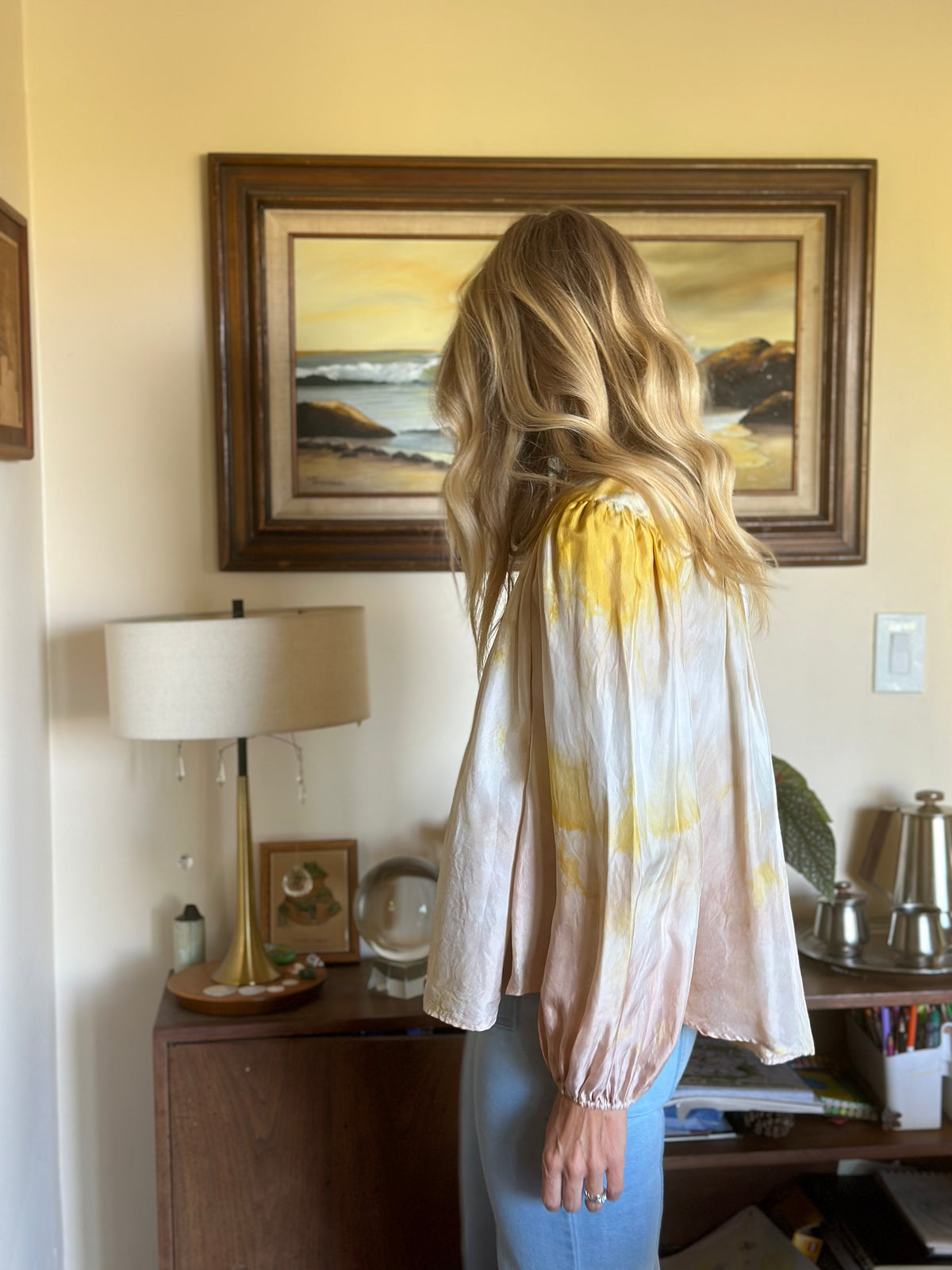 Sun Dream silk blouse