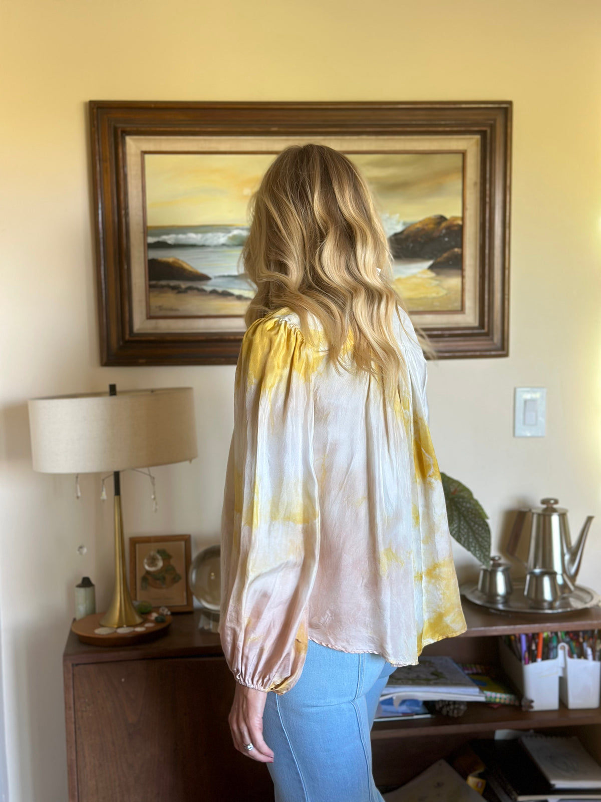 Sun Dream silk blouse
