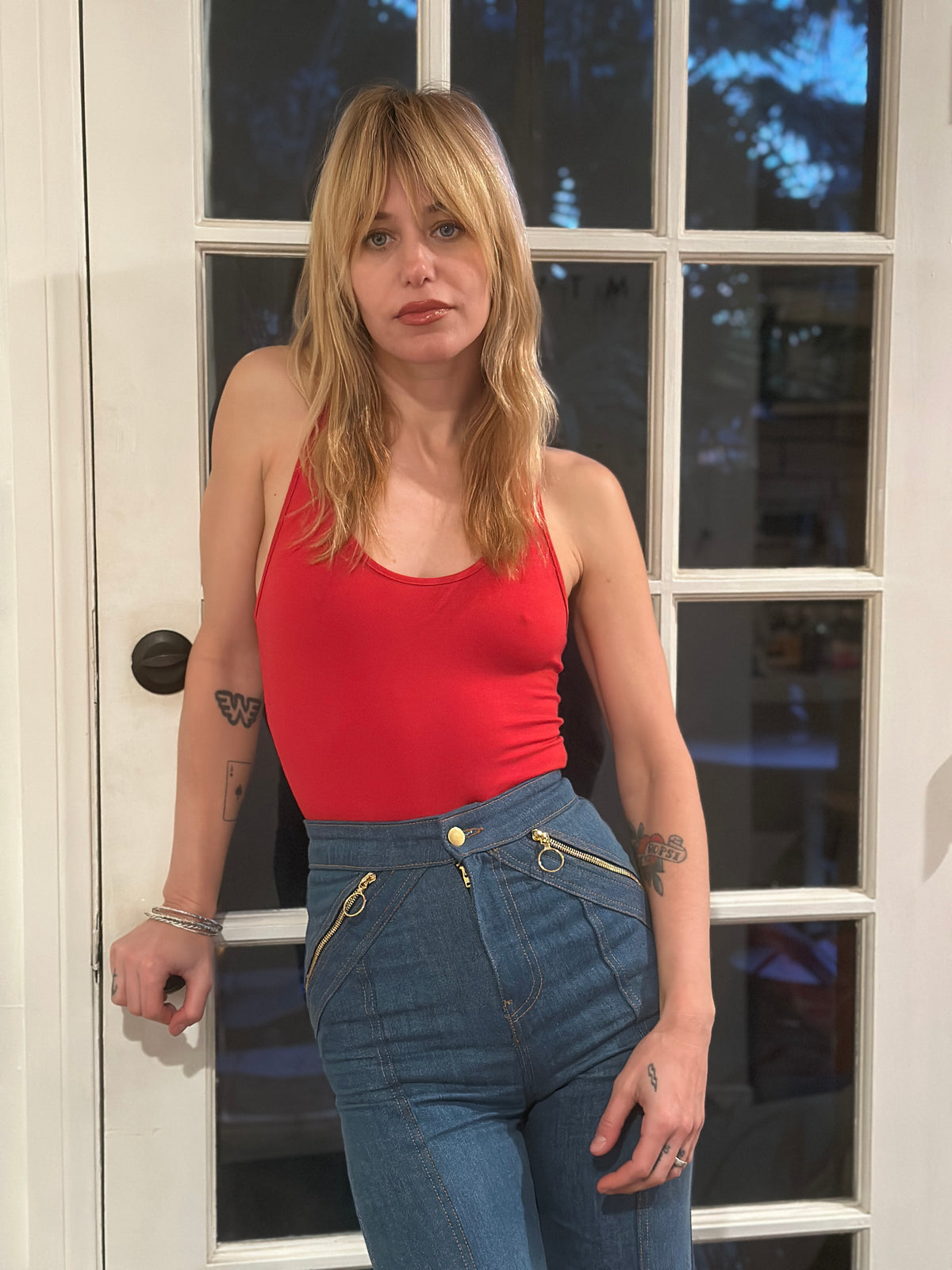 Wild World Bodysuit in Ketchup