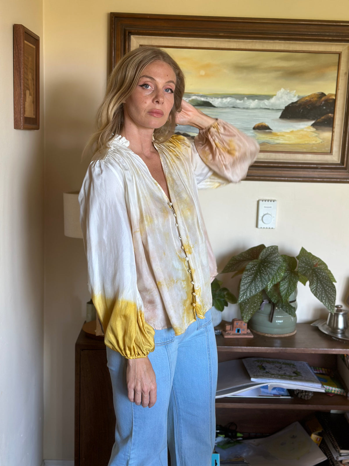 Sun Dream silk blouse