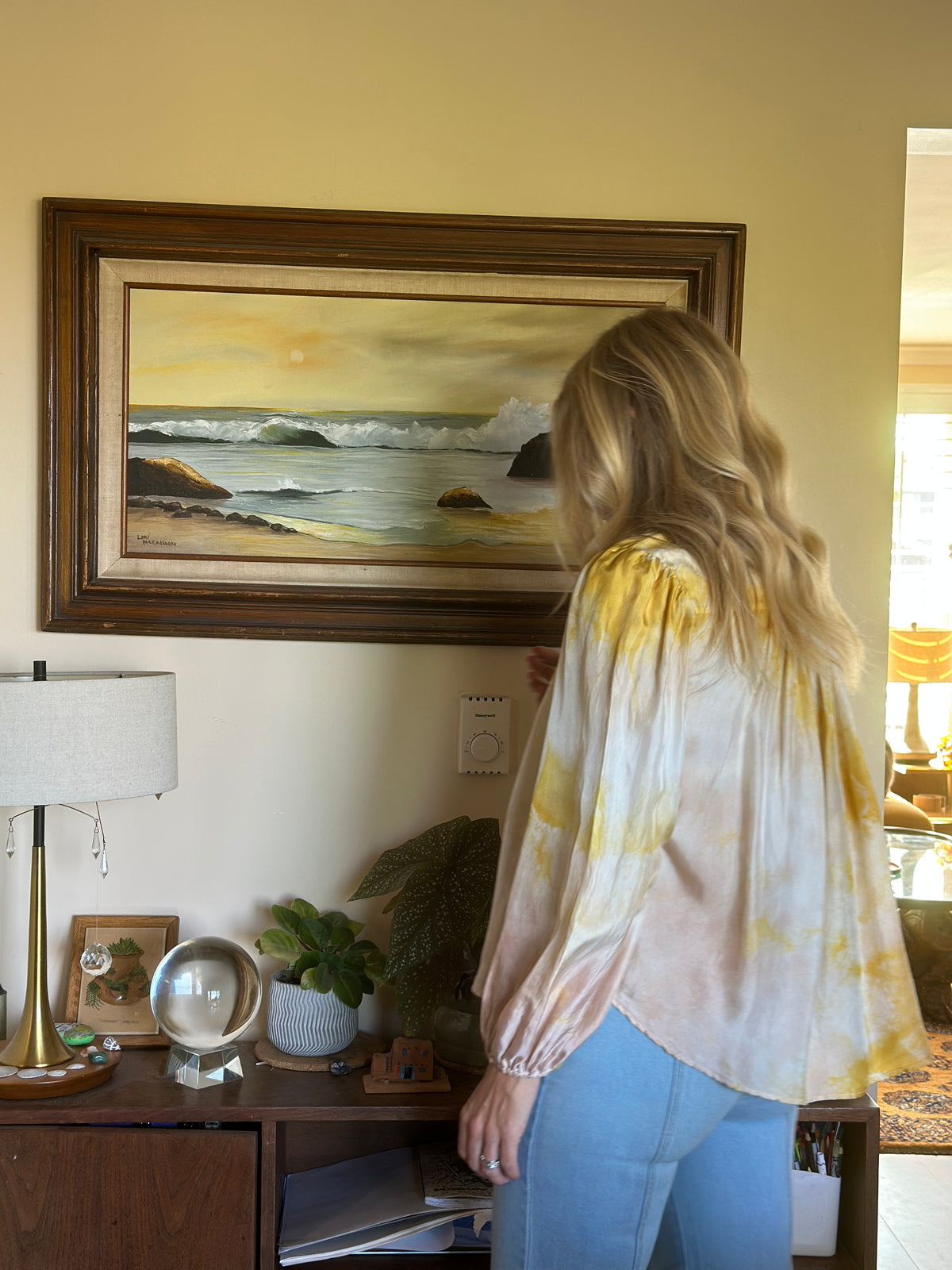 Sun Dream silk blouse