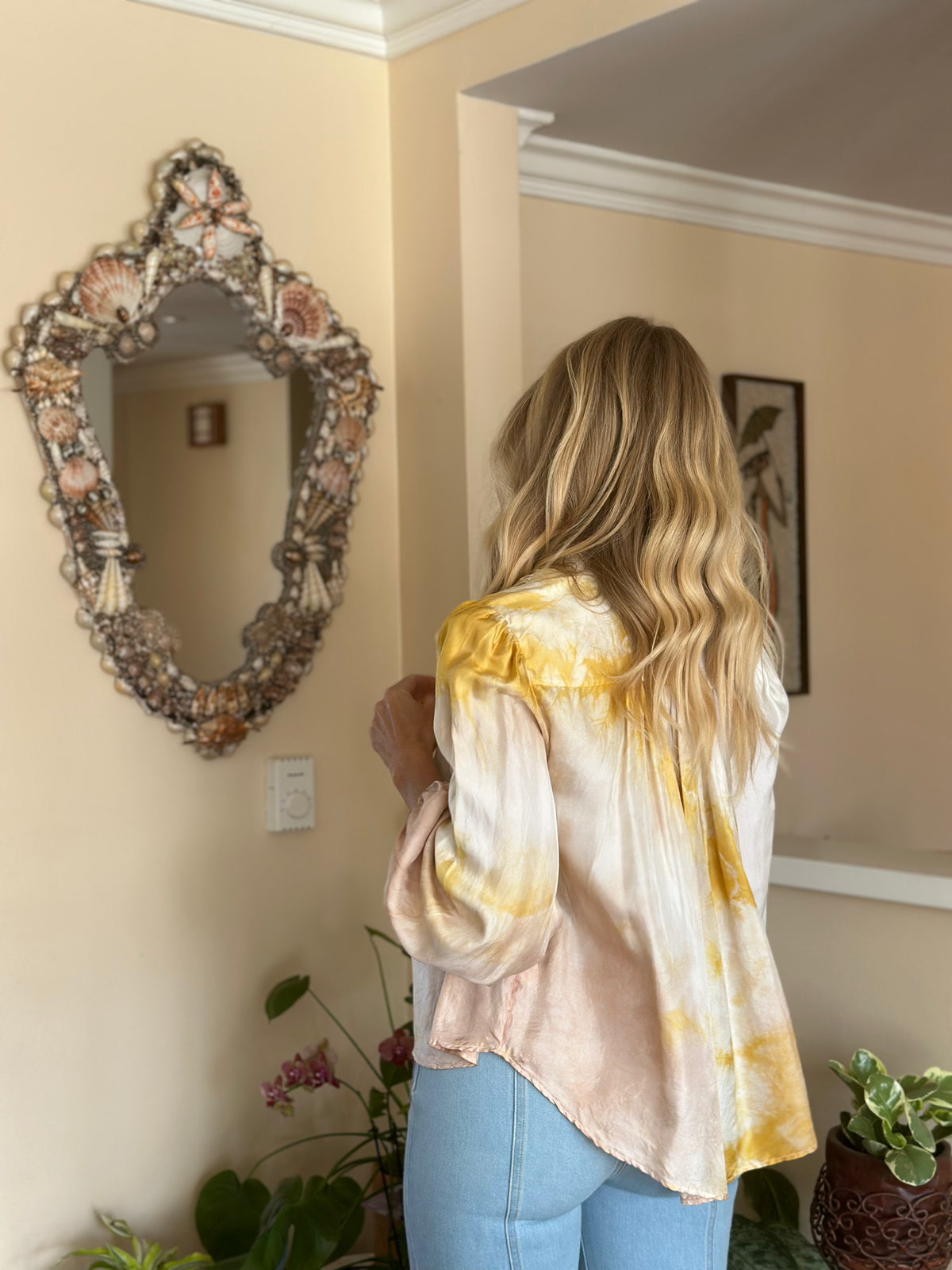 Sun Dream silk blouse