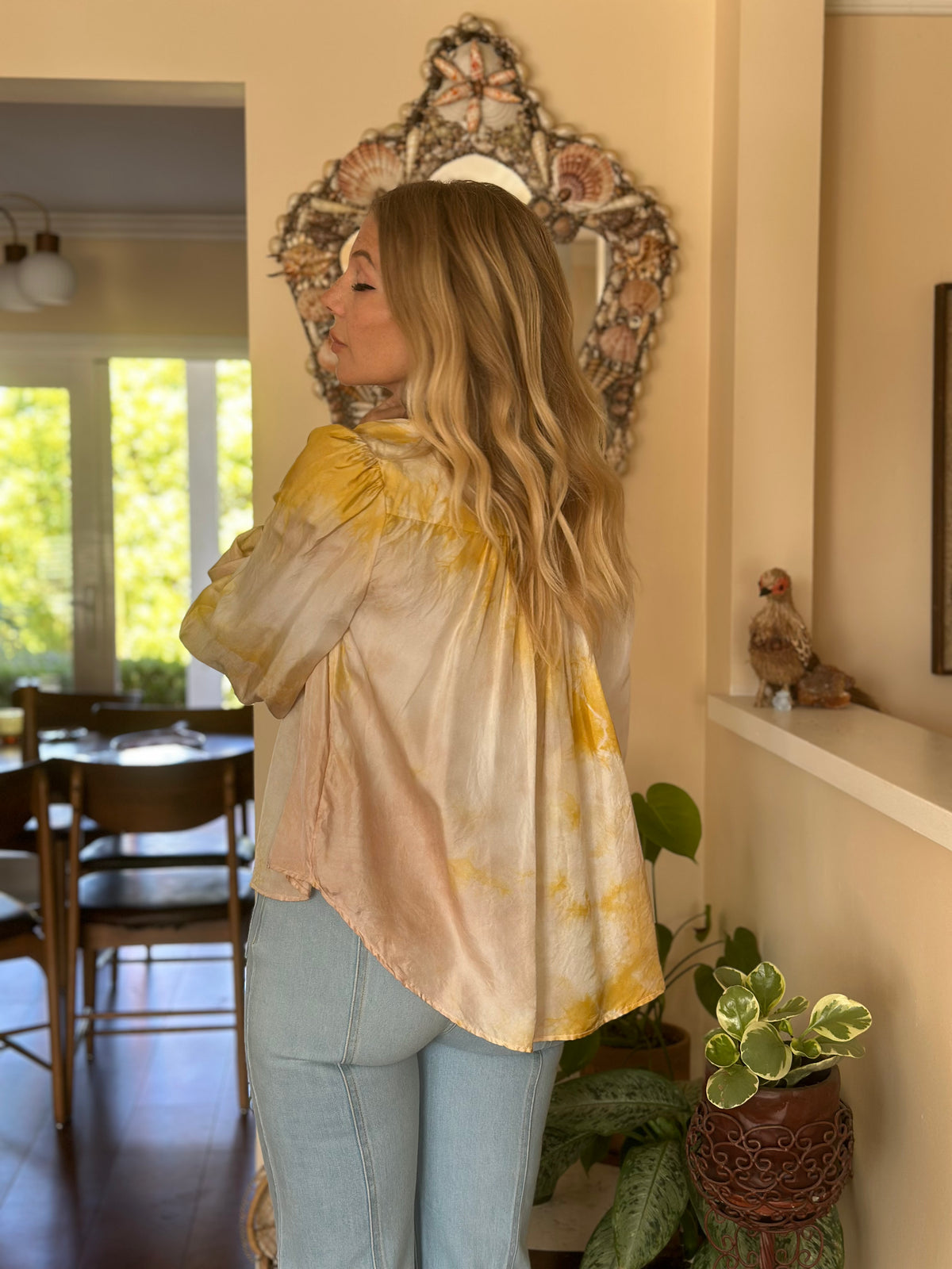 Sun Dream silk blouse