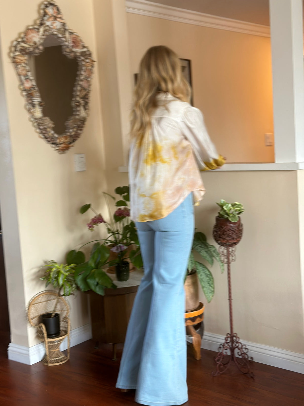 Sun Dream silk blouse