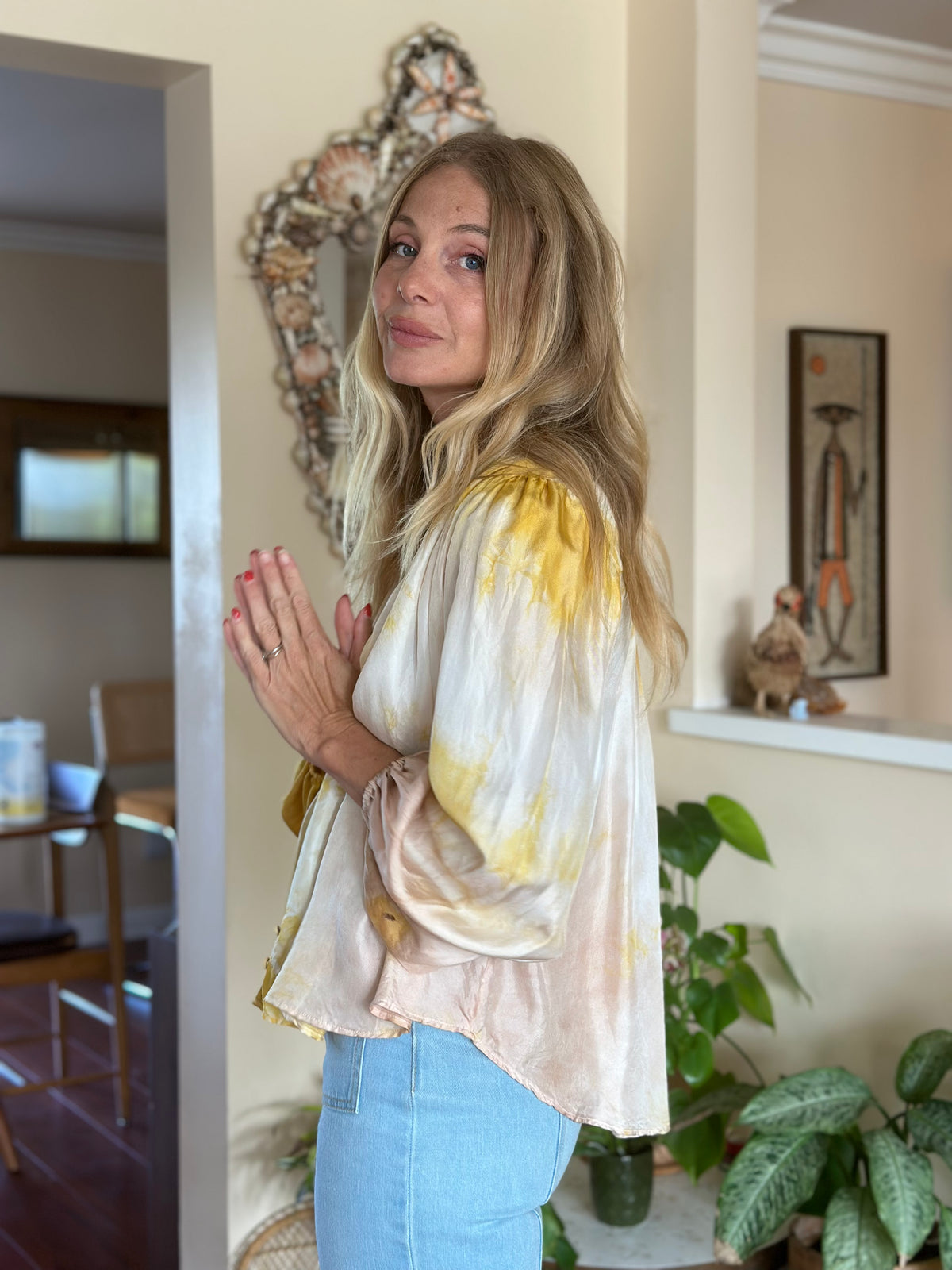Sun Dream silk blouse