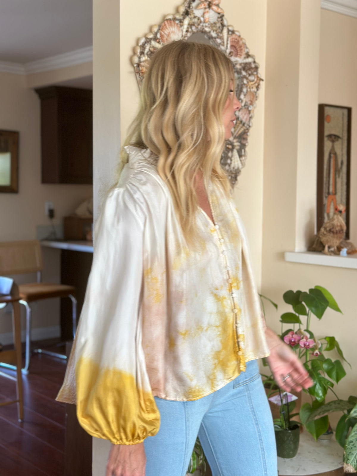 Sun Dream silk blouse