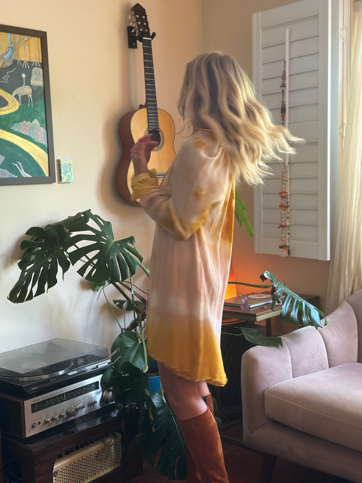 Sun Dream silk dress